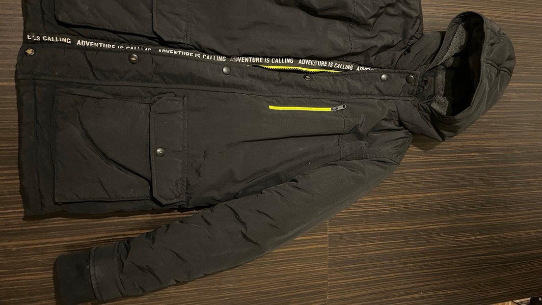 Erkek çocuk Siyah  Mont - Görsel 3