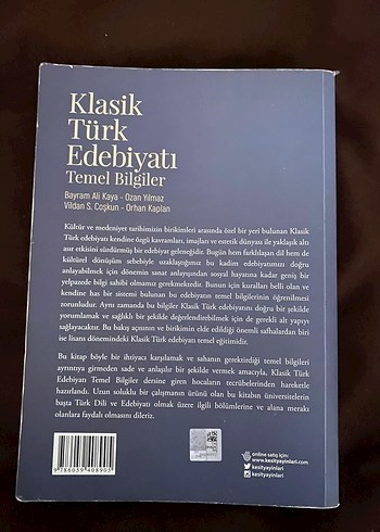 Klasik Türk Edebiyatı Temel Bilgiler Kitabı - Görsel 2