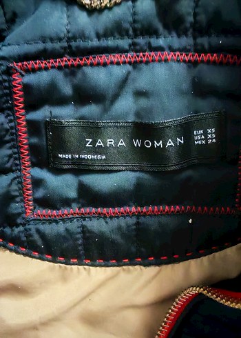 Zara Düğmeli Lacivert Kadın Ceket Zara