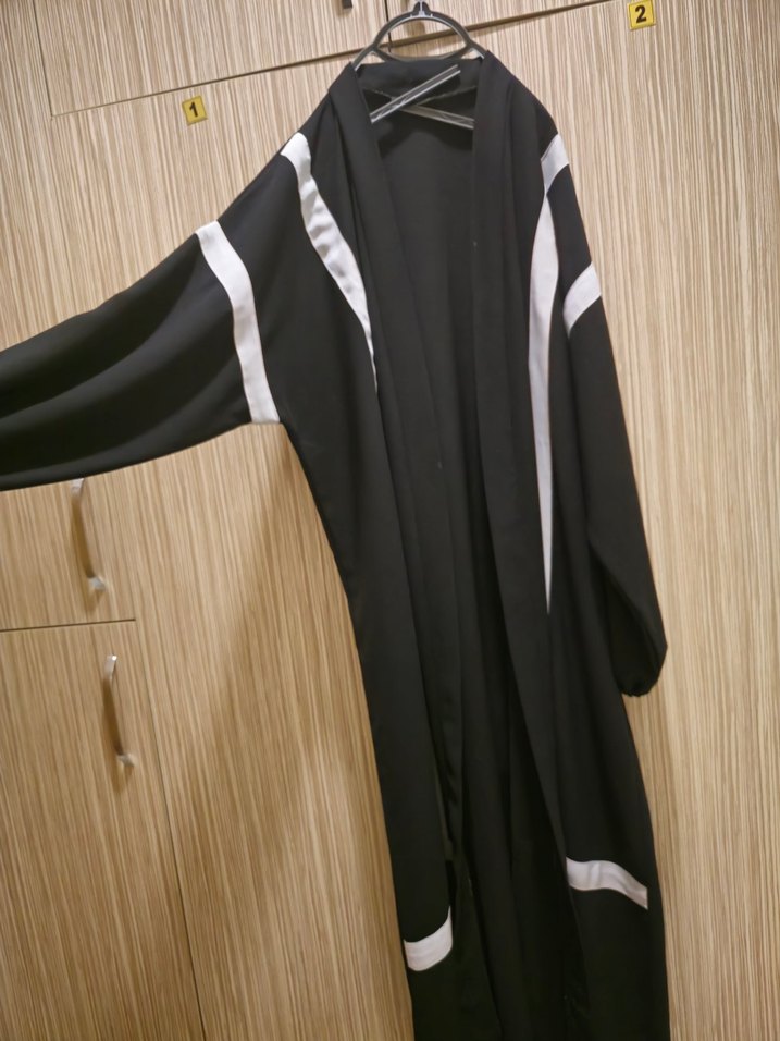 Mintaaise şeritli abaya - Görsel 3