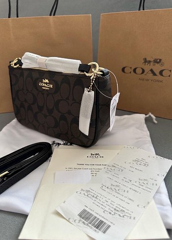 Coach Coach messico acı kahve Deri Çanta