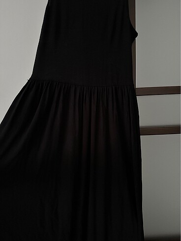 Topshop Uzun siyah elbise