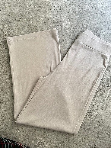 Bej fitilli pantolon