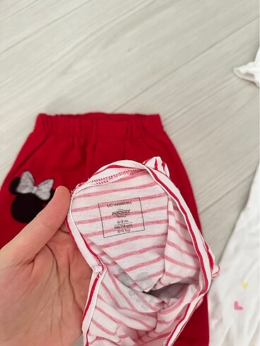 2 Yaş Beden beyaz Renk Kız çocuk alt üst takım pantolon şort