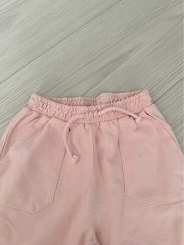 9 Ay Beden Zara pembe kız çocuk keten pantolon