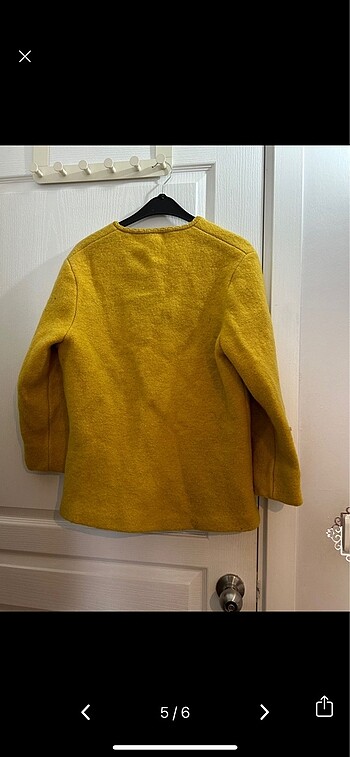 Kadın keçe mont ceket - Görsel 5