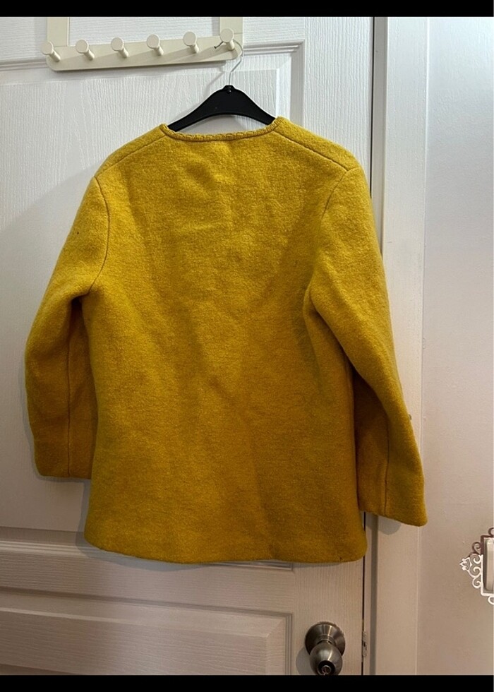 Kadın keçe mont ceket - Görsel 5