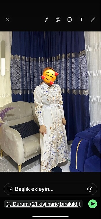 Yeni bir kere iki saatlik giydim