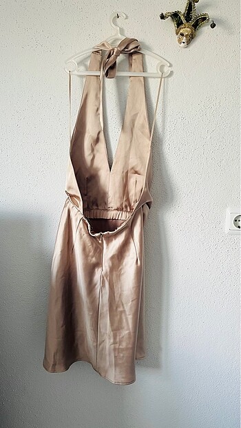 xs Beden camel Renk Zara elbise
