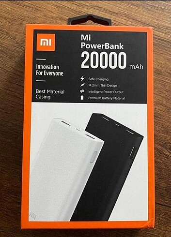 Mi 20000 amper Powerbank 