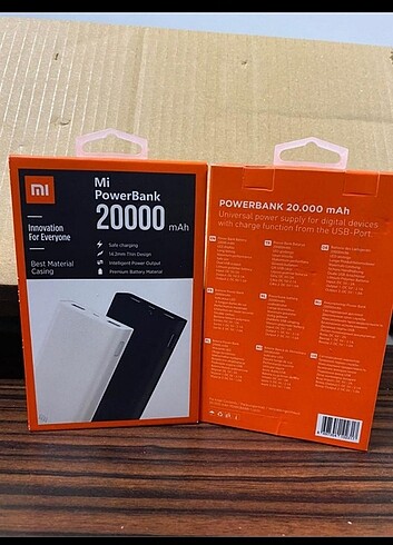 Mi 20.000 amper Powerbank 