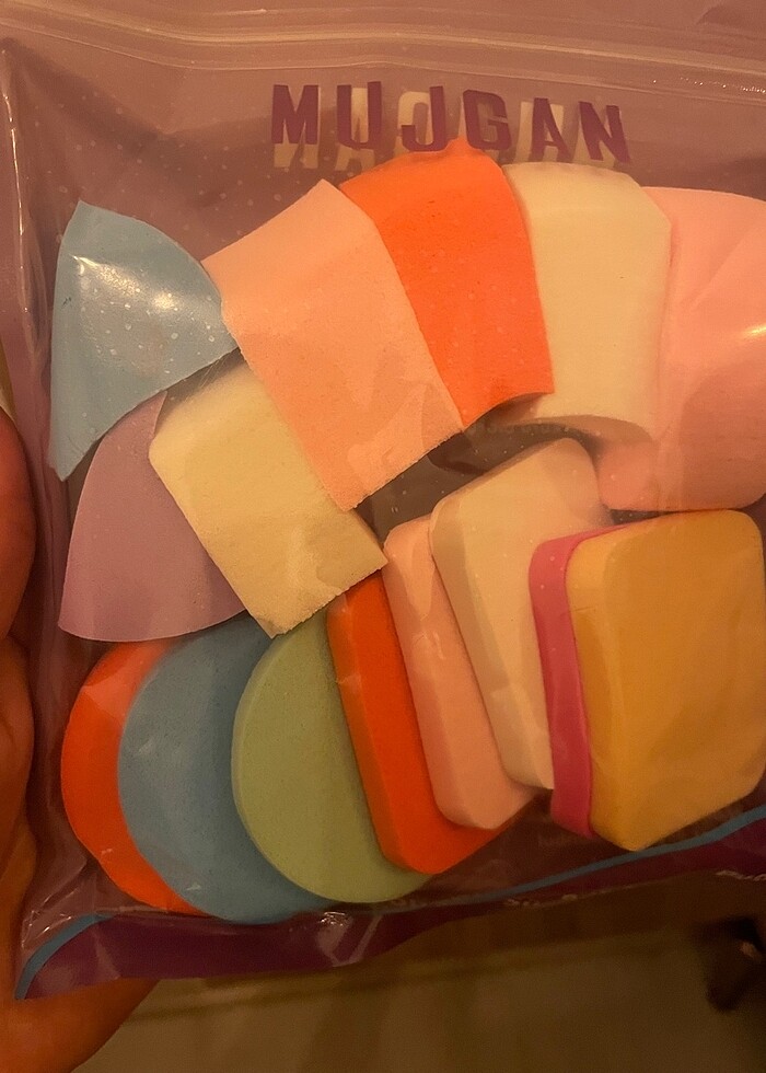 15 li makyaj Süngerleri - Görsel 2