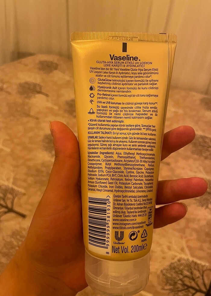 Vadeline leke karşıtı krem - Görsel 2