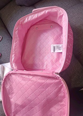 Parlak Pembe Minnie Mouse Çekçekli Çanta - Görsel 3