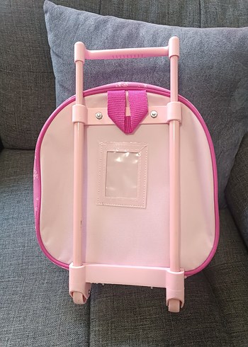 Parlak Pembe Minnie Mouse Çekçekli Çanta - Görsel 2