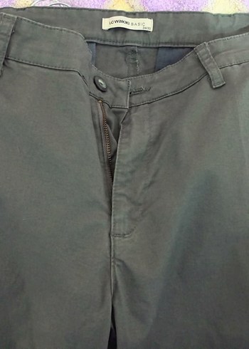 koyu gri Regular Fit Erkek Chino Pantolon - Görsel 4