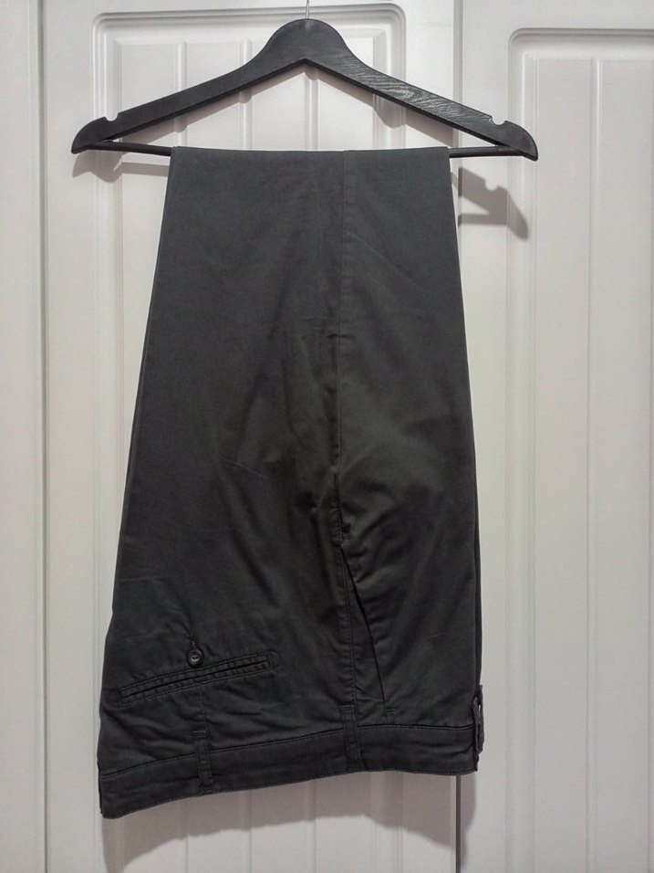 koyu gri Regular Fit Erkek Chino Pantolon - Görsel 2