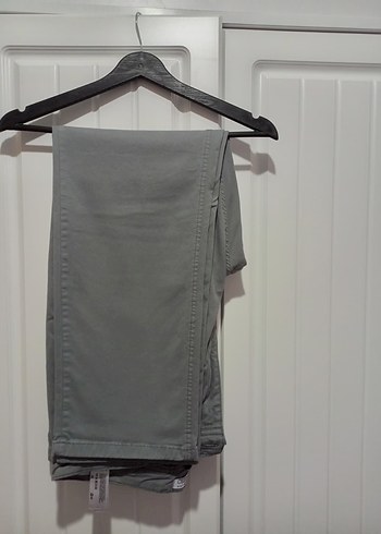 Gri  Erkek Chino Pantolon - Görsel 2