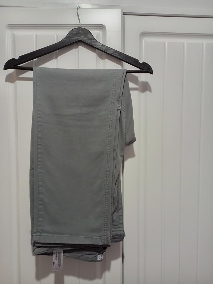 Gri  Erkek Chino Pantolon - Görsel 2