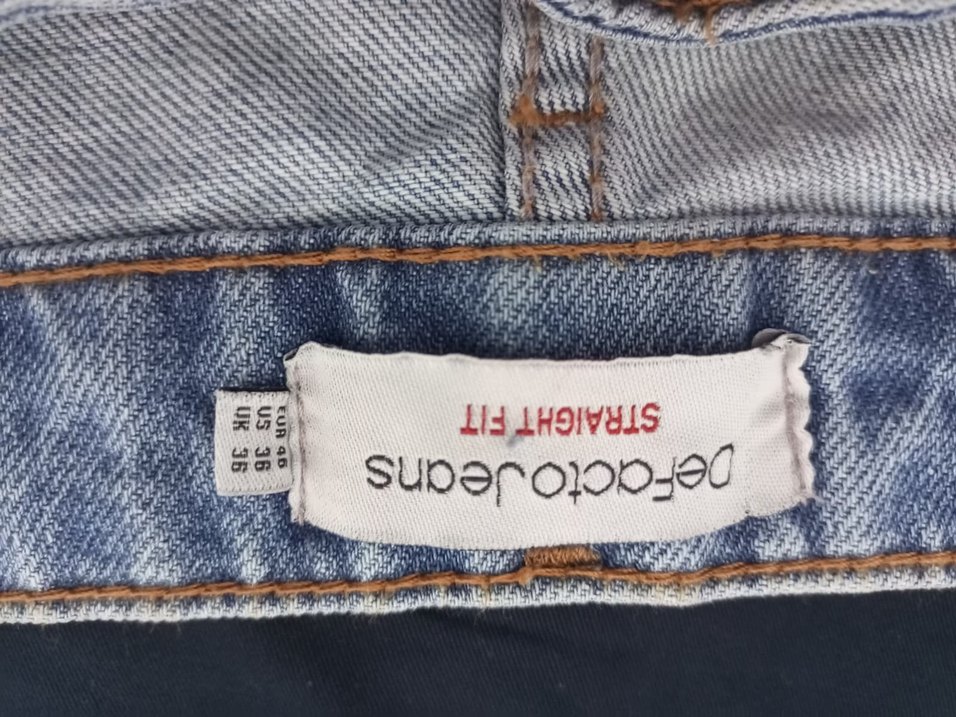 erkek mavi straight fit jean - Görsel 4