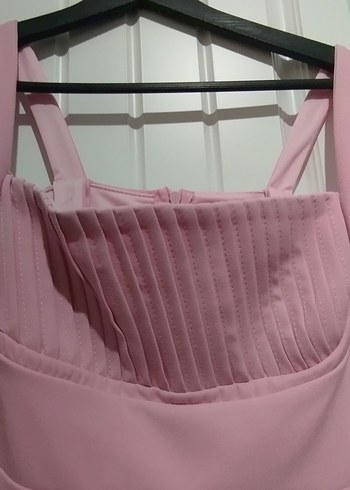 Pembe Mezuniyet Doğum Günü Elbisesi - Görsel 3