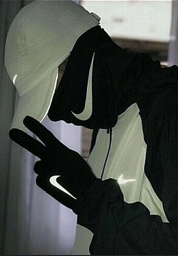 Nike reflektörlü maske + eldiven
