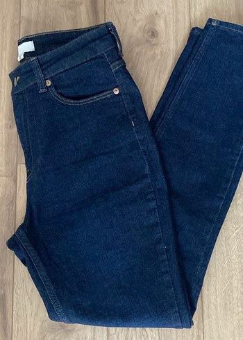 40 Beden H&M Regular Fit Skinny Kot Pantolon