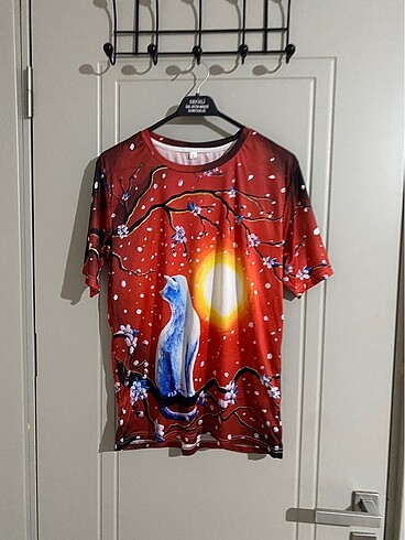 American Vintage İthal sıfır kullanılmamış kedili sakura bluz