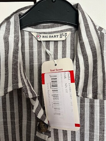Diğer Çizgili uzun elbise