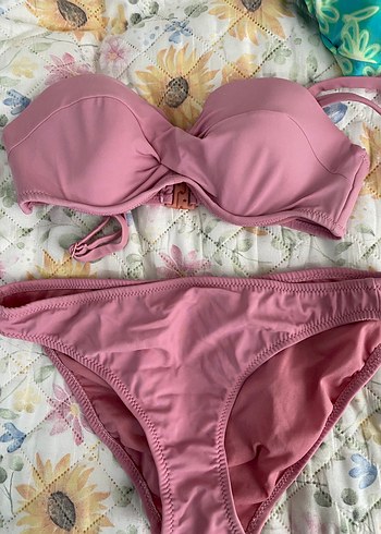 LC Waikiki Pembe Strappy Bikini Takımı
