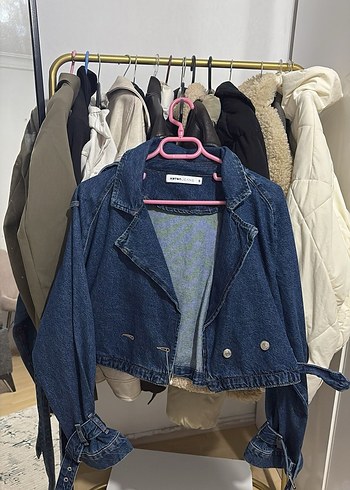 Mavi Bol Kesim Denim Ceket
