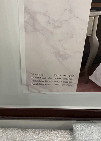 Artemis Gri Beyaz Desenli Nevresim Takımı - Görsel 6