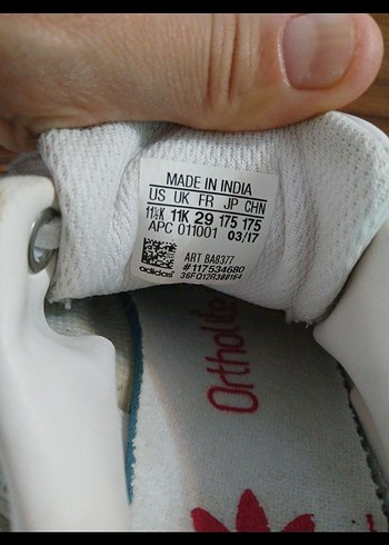 Beyaz Adidas Stan Smith Spor Ayakkabı - Görsel 6