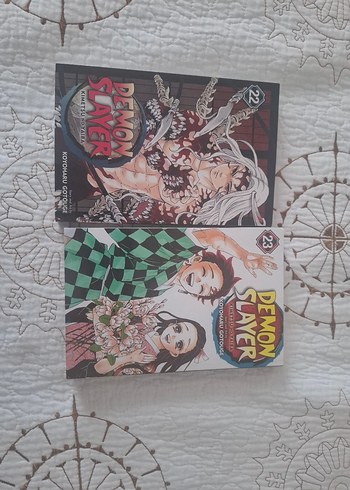 Demon Slayer Cilt 22 ve 23 (İngilizce)