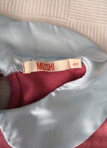 4 Yaş Beden Mushi Yakalı Elbise