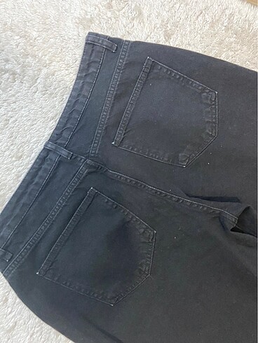 44 Beden siyah Renk Wide legs jean