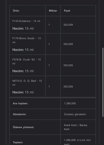 Diğer Muscent F378 Brazilian Crush 62 Kadın Parfümü 15 ml
