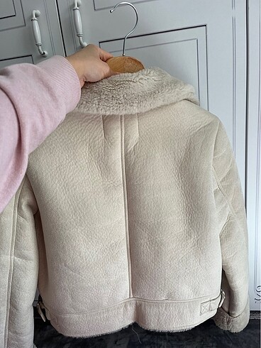 s Beden ten rengi Renk Stradivarius biker ceket bej