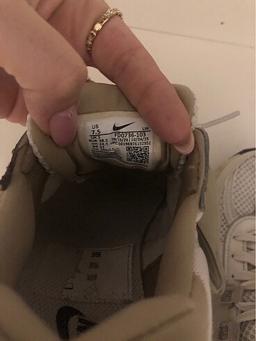 38,5 Beden ten rengi Renk Nike v2k run