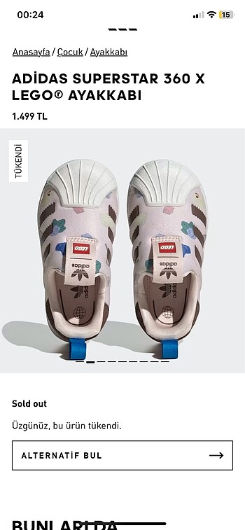 Adidas spor ayakkabı
