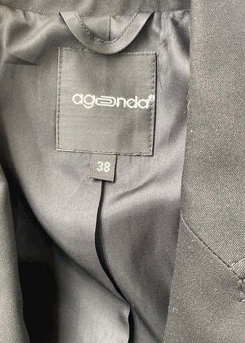 Düğmeli Siyah Notch Yaka Tuxedo Ceket - Görsel 2