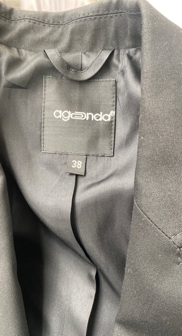 Düğmeli Siyah Notch Yaka Tuxedo Ceket - Görsel 2