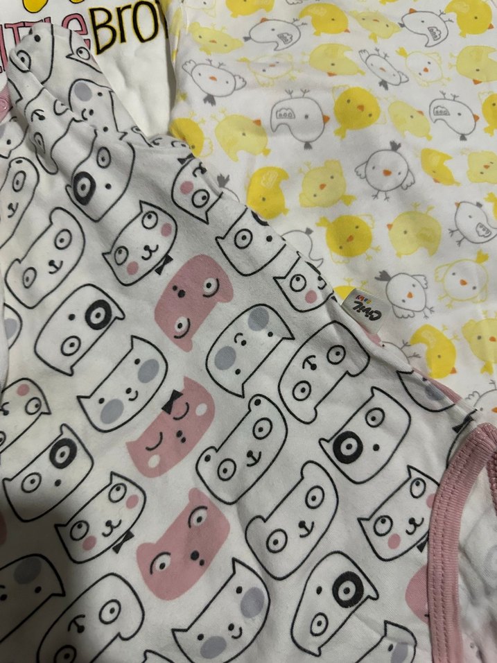 Beyaz Nakışlı Bebek Atlet - Görsel 3