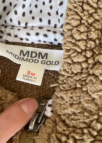 Kahverengi Kürklü Bebek Tulumu - Görsel 3