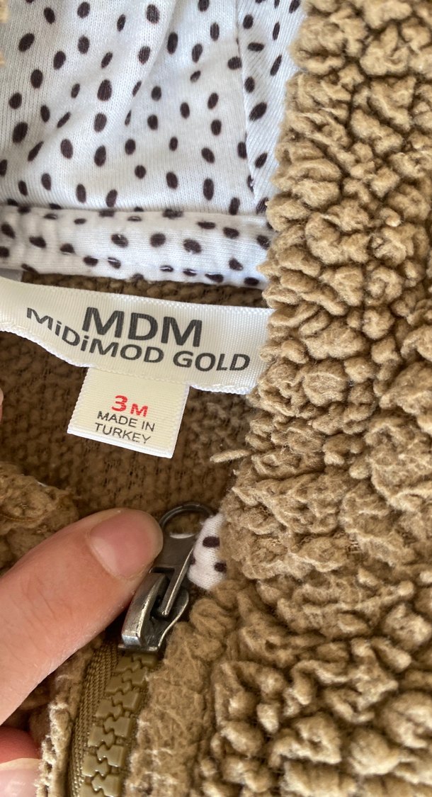 Kahverengi Kürklü Bebek Tulumu - Görsel 3