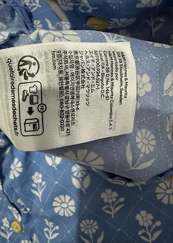 Hm Kızlar için düğmeli pamuklu tulumlar - Görsel 4