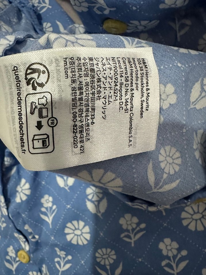 Hm Kızlar için düğmeli pamuklu tulumlar - Görsel 4