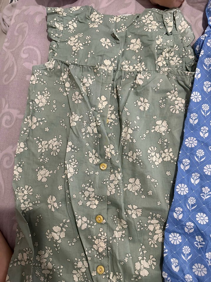 Hm Kızlar için düğmeli pamuklu tulumlar - Görsel 3