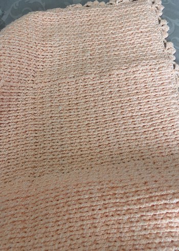 Parlak Bej Örgü Bebek Battaniyesisıfır - Görsel 3