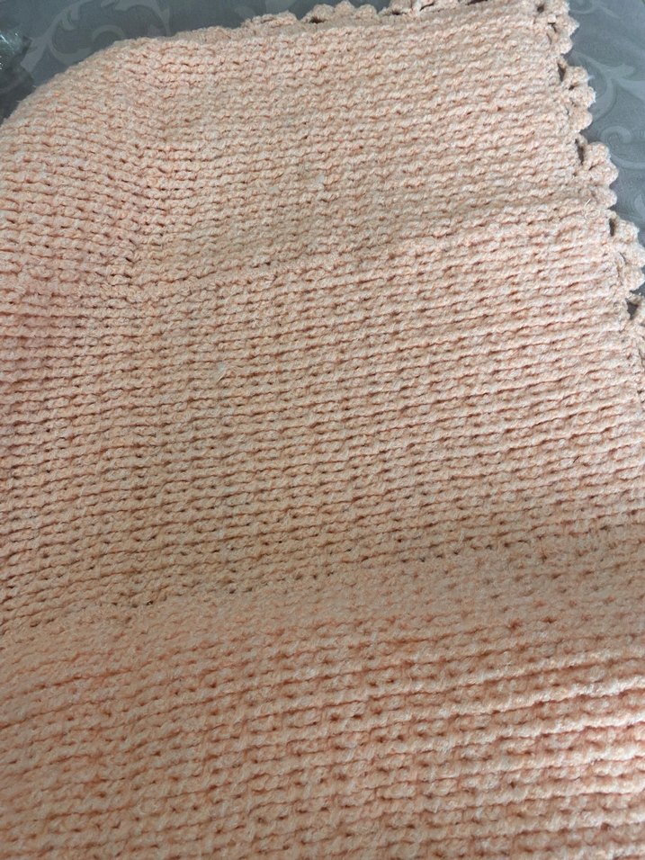 Parlak Bej Örgü Bebek Battaniyesisıfır - Görsel 3